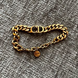 CD gold bracelet